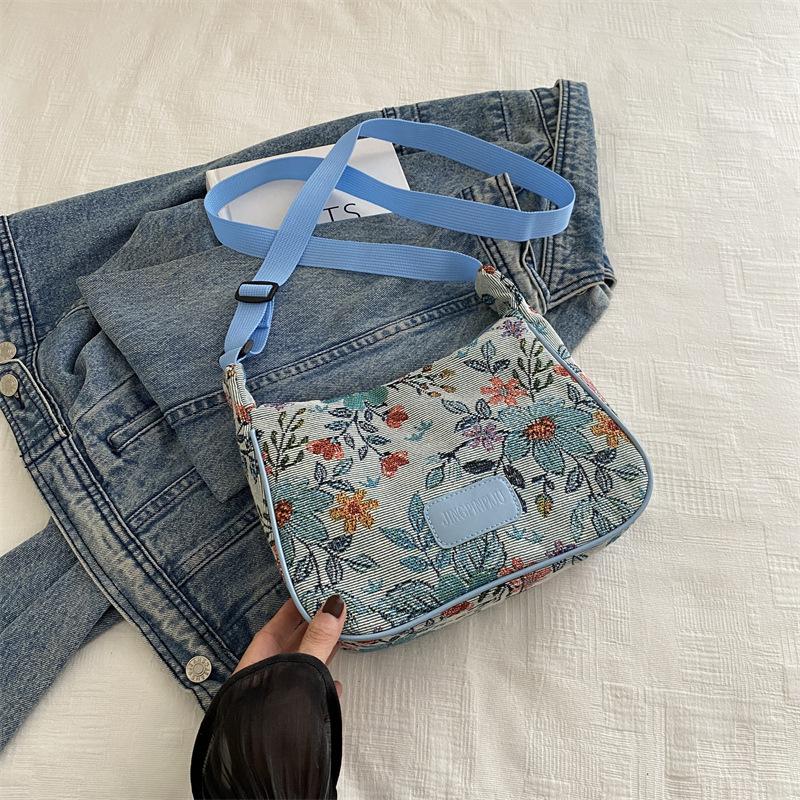 

Літній 2024 новий модний модний портативний учнівський шкільний рюкзак, проста жіноча модна сумка великої місткості синій