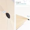 UV Protection Three-Fold Wooden Handle Umbrella
