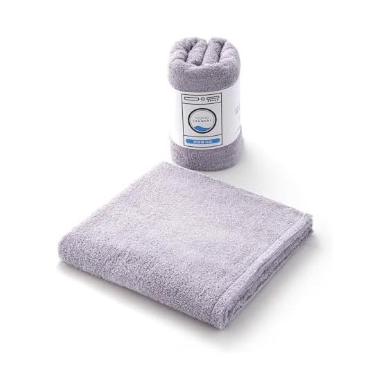 Towel Museum TOWEL LAUNDRY Plump Volume Bath Towel Gray Made in Japan 23-3033350 Approx. 60 x 120cm