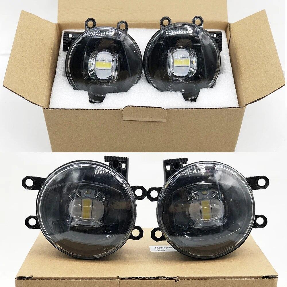 2 X Fog Light 30W 8000LM Car LED Fog Lamp H11 12V For Toyota Camry Land Cruiser Prado Prius Tundra C-HR CHR Sienna Solara Avalon