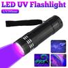 9 LED UV Flashlight Led Handheld Blacklight USB Nail Lamp Pet Stain Leakage Marker Money Scorpion Detection Lights for Hiking Ca