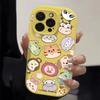 Full Animal Is Suitable for Apple 16promax Phone Cases, European and American Style 15pro Cute 14/13mini Anti-drop 12