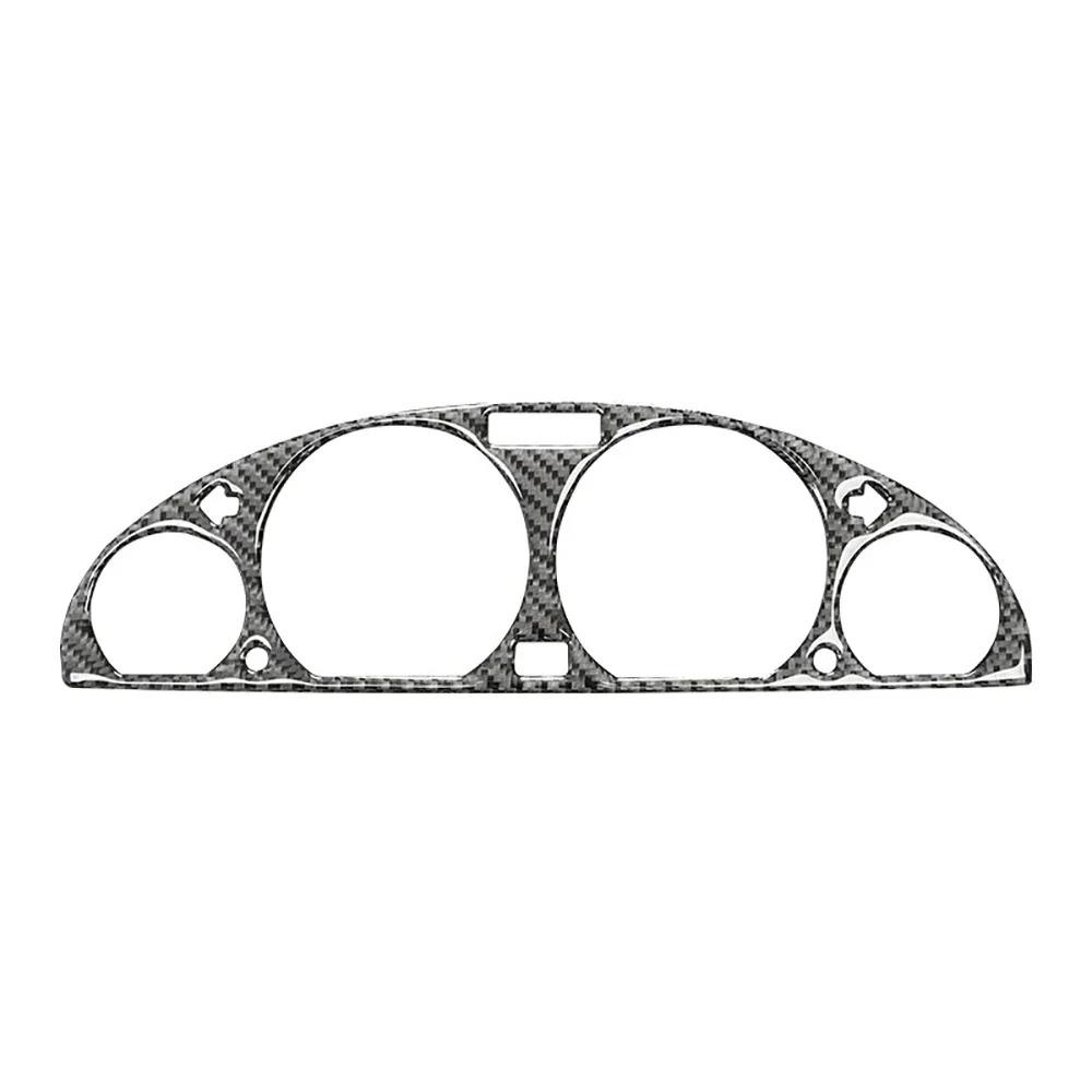 For BMW 3 Series E46 1997-2004 Soft Carbon Fiber Car trument Display Frame Trim Interior Car Accessories