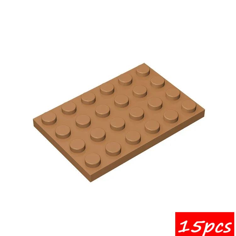 

15PCS Compatible Assembles Particles 3032 4x6 DIY Building Blocks Thin Figures Bricks Assembly Educational Toys For Kids Gifts