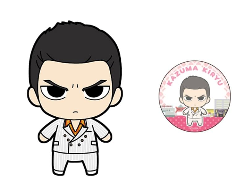 Yakuza 0 Plyšová hračka & Sada odznaků Kazuma Kiryu