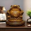 Golden Seven-Star Toad Figurine: Wealth Attraction Decor for Office or Housewarming Gift