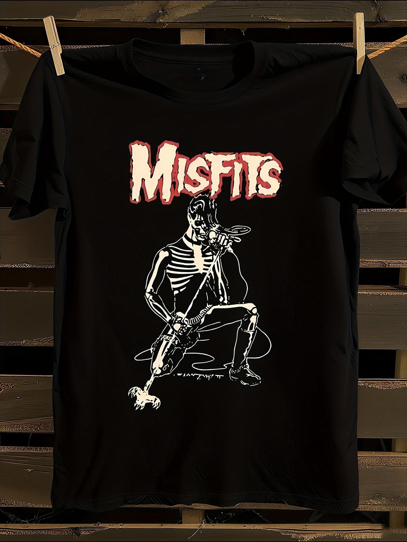Misfits Official Kneel Fiend Skeleton Graphic Tshirt S