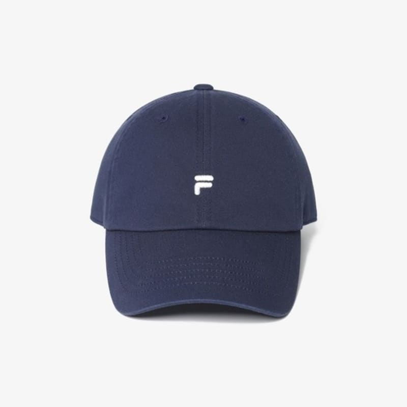 FILA F Logo Women's Cotton Ball Cap_FS3CPH1301F_NAV