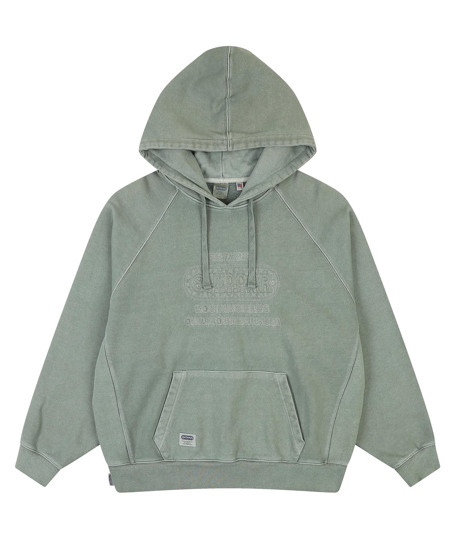 Outdoor Products Stitched Logo Hoodie Charcoal/L