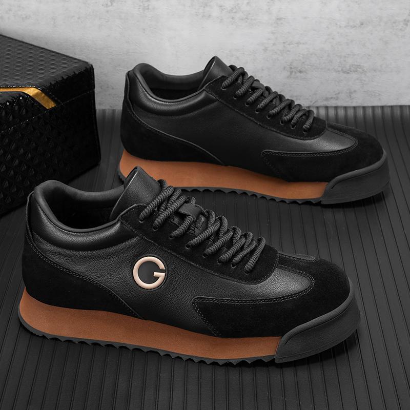 Încălțăminte casual pentru bărbați, pantofi sport cu șireturi pentru exterior, cu platformă, pentru antrenament pentru bărbați