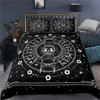 Luxury New 3D Print Hamsa Hand Bedding Set Boho Mandala Duvet Cover Set Black Gold Bohemia Fatima Hand Bed Linen Lucky Hand