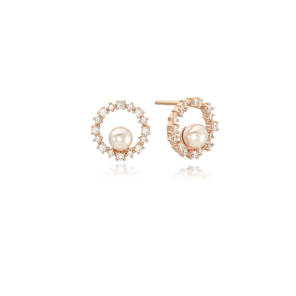 STONEHENGE Silver Earrings Sc0844