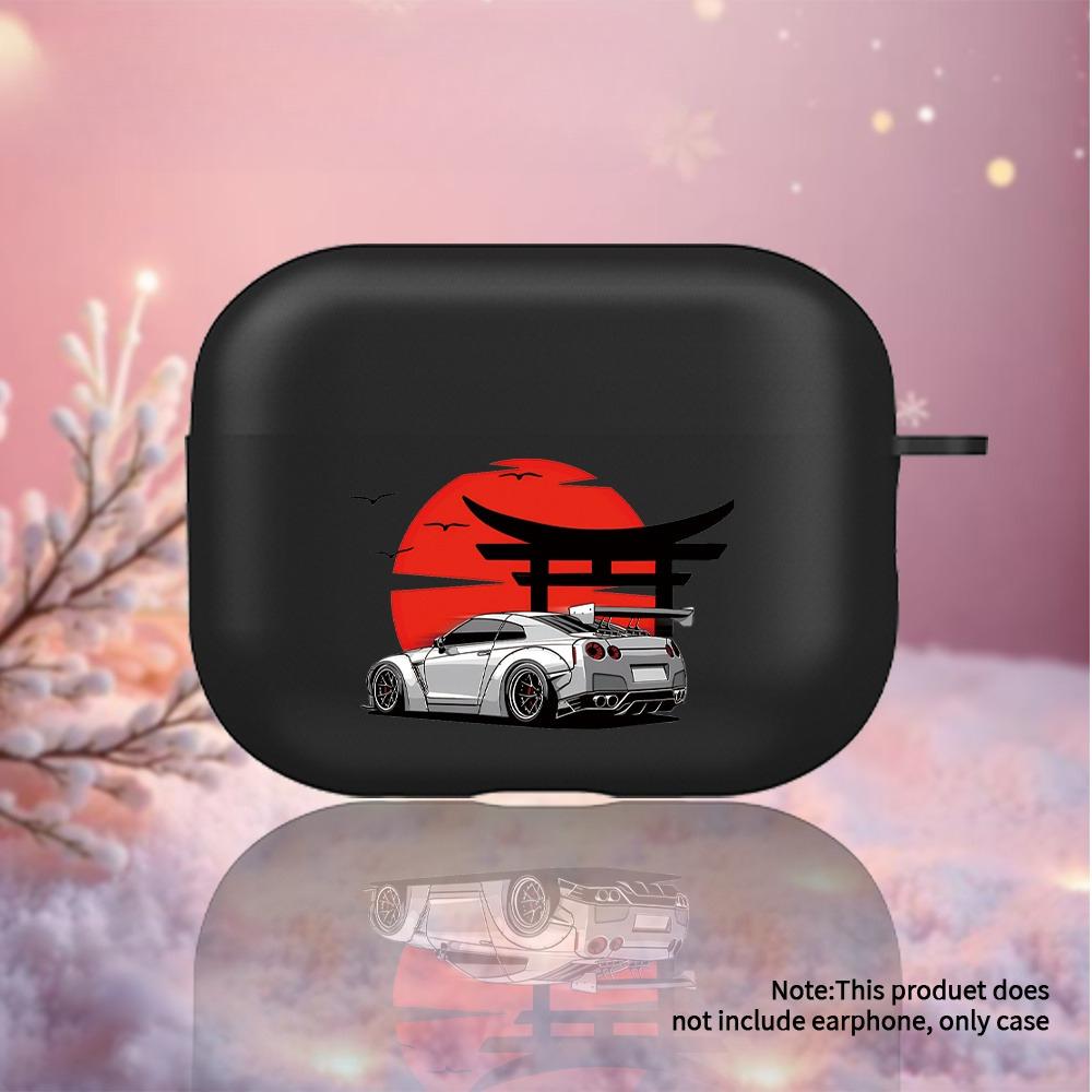 Sports car printed headphone cover for AirPods Pro2/Pro3/Pro anti drop headphone cover for AirPods 4/3/1/2 shock-absorbing AIRPODSPRO3