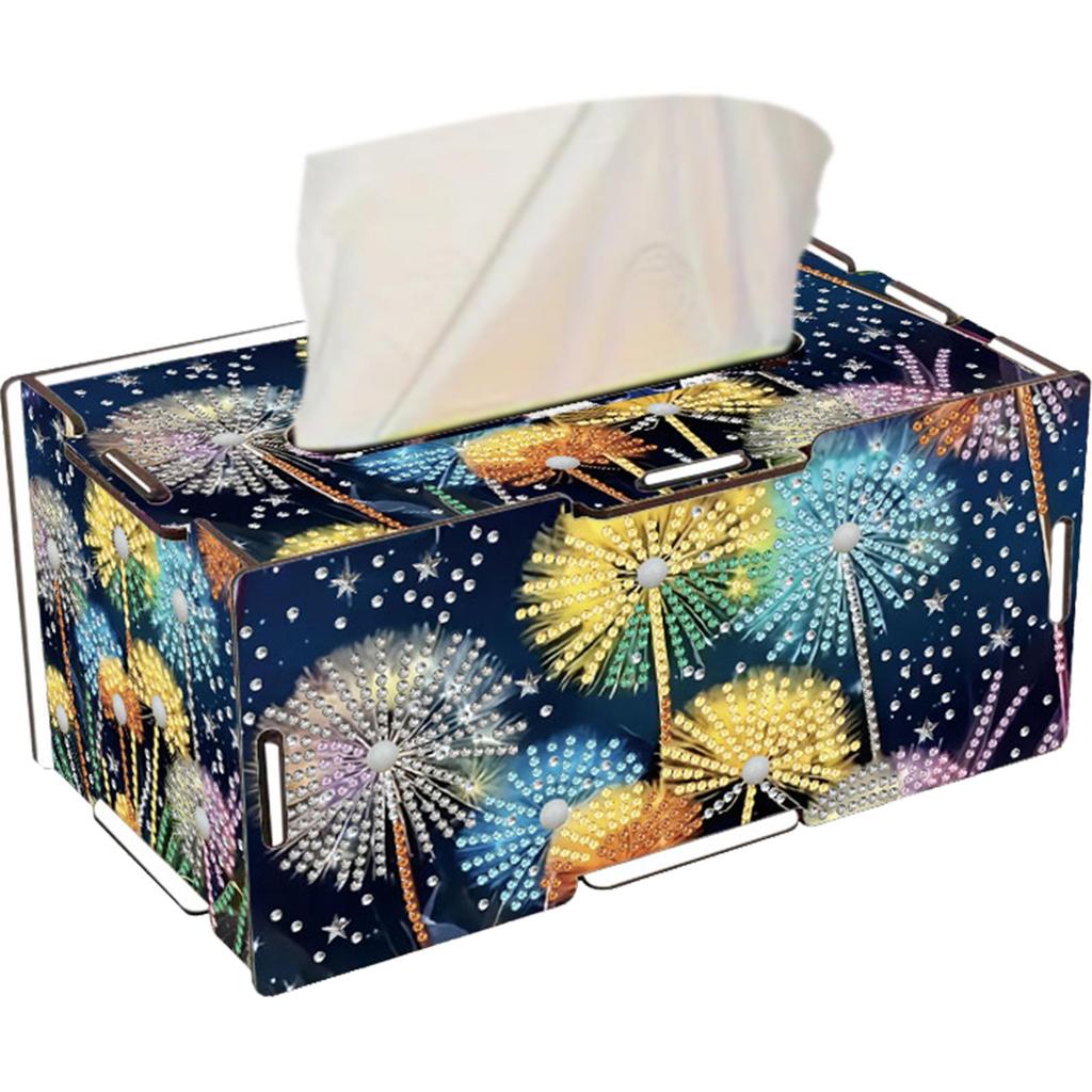 DIY Diamond Painting Napkin Holder Kit Diamond Napkin Holder Set Diamond Art Paper Towel Holder for Home & Office Decor