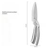 Stainless Steel Kitchen Scissors Cut Two-purpose Powerful Kitchen Shears Multifunctional Barbecue Cuts Removable Kitchen Tool