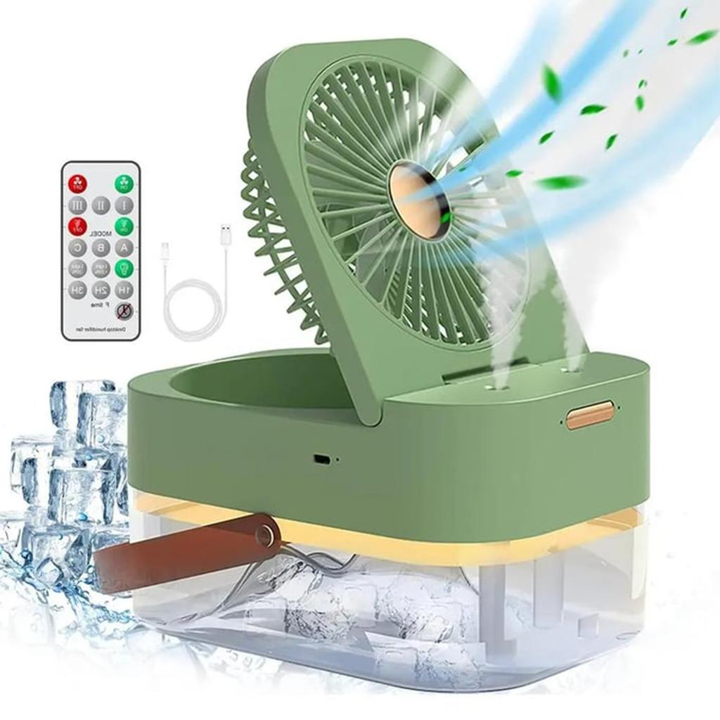 Portable Remote Desktop Fan USB Controlled 3-Speed Spray Small Personal Cool Spray 2.5L Cool Fan For Home Outdoor Sports Travel