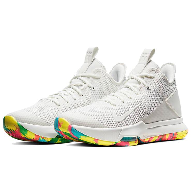 New Nike LeBron Witness 4 EP 'White Multi Camo' CD0188-102