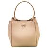 Mcgraw Iconic Double T Logo Handcrafted Elegant Stitching Adjustable Detachable Crossbody Strap Leather Bucket Bag Tote Small 158500-650