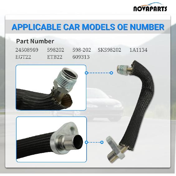 EGR Valve Pipe for Chevy Malibu Lumina Impala Venture Oldsmobile Alero Buick Century Regal Pontiac Aztek Montana Grand Am Prix 3.1L 3.4L 3.8L