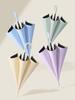 8-Bone Automatic Long-Handle Umbrella for Women, Black Coating for Sun Protection, Dual-Use for Sun and Rain, Straight Pole, Wind-Resistant