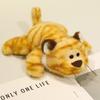 Tiger Magnetic Refrigerator Sticker Doll Zebra Toy Cat Lying Doll  Home Decor