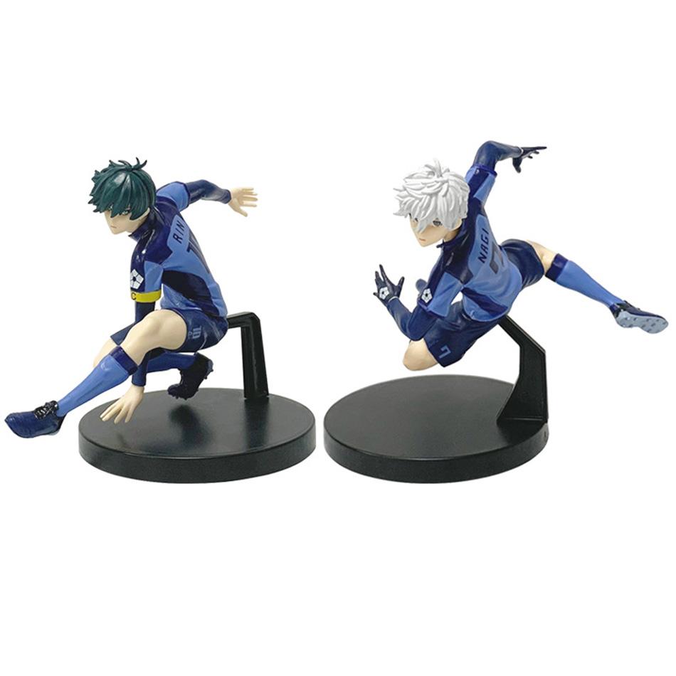 New Anime Figure Nagi Seishiro Rin Itoshi Action Figures Collection Model Figurine Doll Ornament Children Toy Gift BLUE LOCK Poseable Articulated