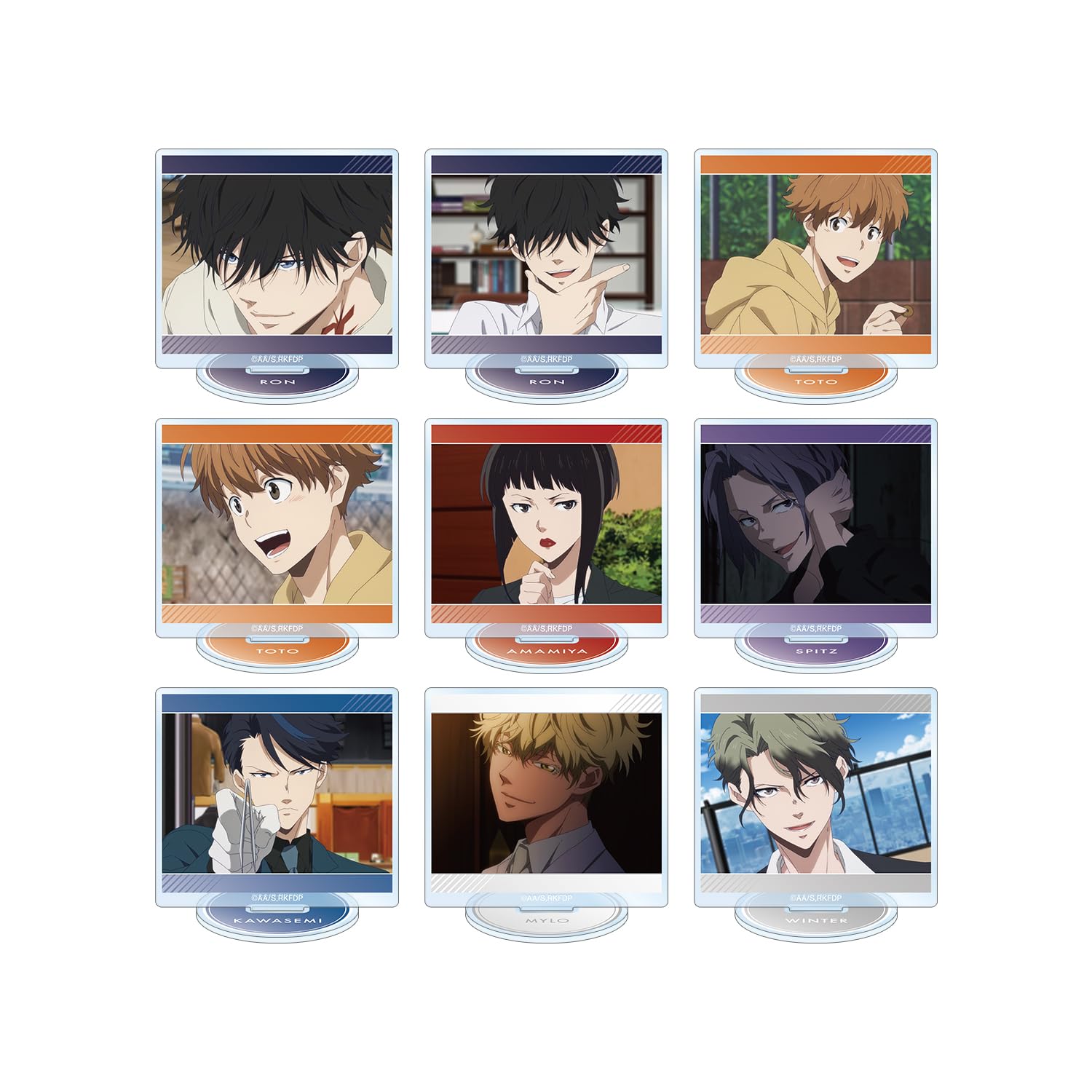 

Kamonohashi Запретные рассуждения Торговые акриловые подставки Сцена Коробка Рона Том 2 9 штук