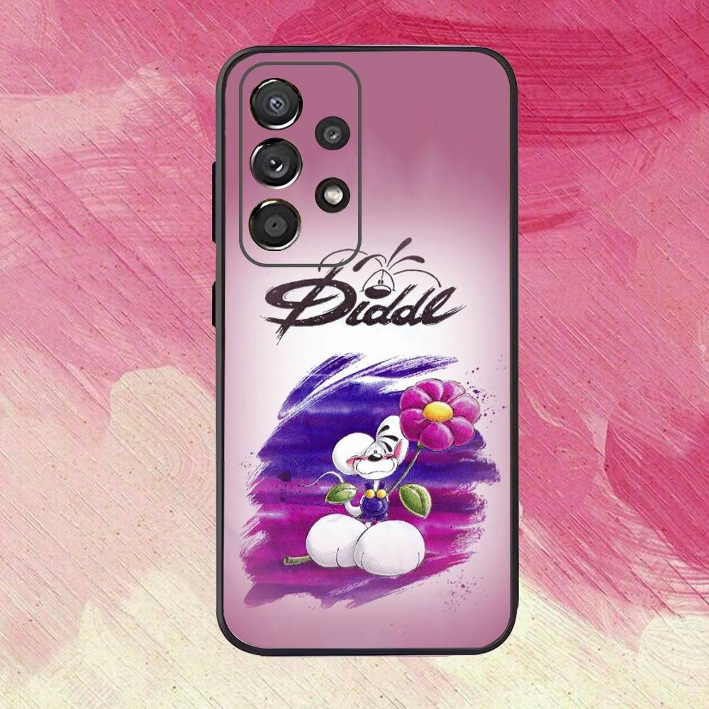 CUTE D-Diddl R-Rat-DR Phone Case For Samsung S25,S24,S21,S22,S23,S30,Ultra,S20,Plus,Fe,Lite,Note,10,Black Cover