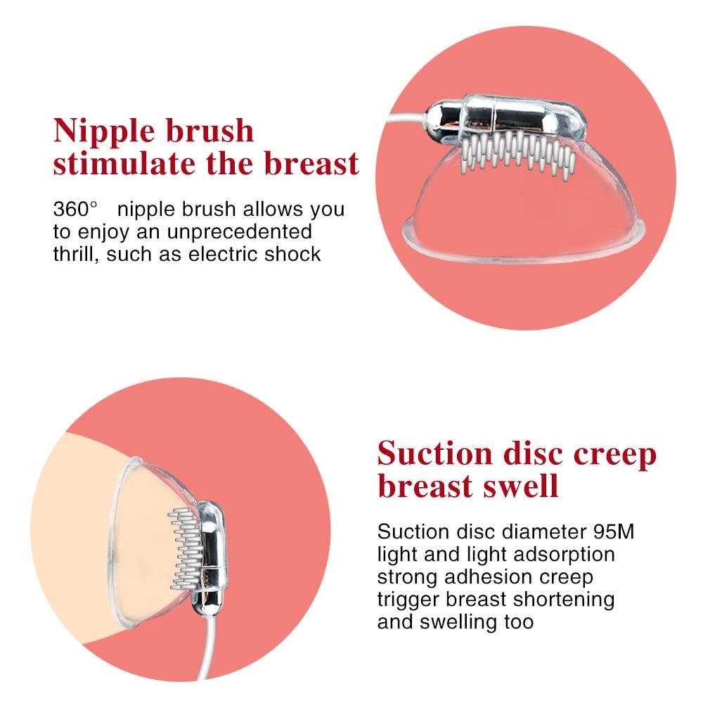 20 Modları Meme Stimülasyonu Yalama Vibratör Meme Büyütme Masturbator Meme Göğüs Masajı Kadınlar için Seks Oyuncakları