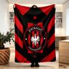 Eintracht Frankfurt Decke mit Aufdruck - Weich & Bequem, für Schlafzimmer, Reisen, Sofa, Heimdekoration - Geburtstags-Weihnachtsgeschenk für Freund