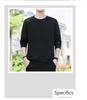 Woodpecker Men's Fleece-Lined Crew Neck Sweatshirt, Plus Size, Long Sleeve, Autumn/Winter 2024