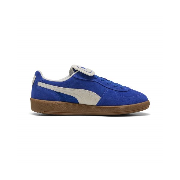 Puma Palermo Premium Fashion Comfortable Versatile Casual Low-Top Training Shoes Unisex Sneakers Blue White 402350-01