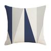 Geometric Pillow Cover, Washed Linen Look Throw Pillow Case with Hidden Zipper, Minimalist Cushion Cover for Sofa, Bed, Office, Cozy Home Decor