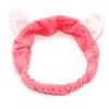 Korean Cat Ear Headband: Cute Cartoon Hair Accessory for Face Washing, Makeup, Sports, and Gift