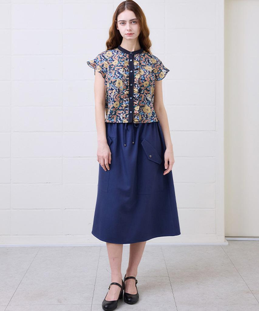 Yujiot Big Pocket Band Skirt (2 Colors)