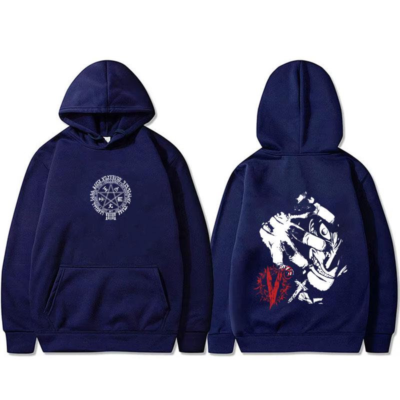 Anime Hellsing Abraham Van Helsing Vampire Alucard Merch Hoodie Men Women Manga Oversized Streetwear Hoodies