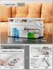 Large Capacity Family Medicine Box with Multi-Layer First Aid Storage for Household and Children