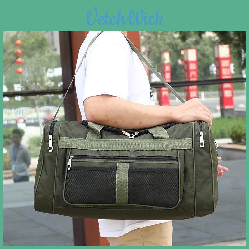 Large Capacity Foldable Travel Bag For Men And Women Waterproof Oxford Fabric Design