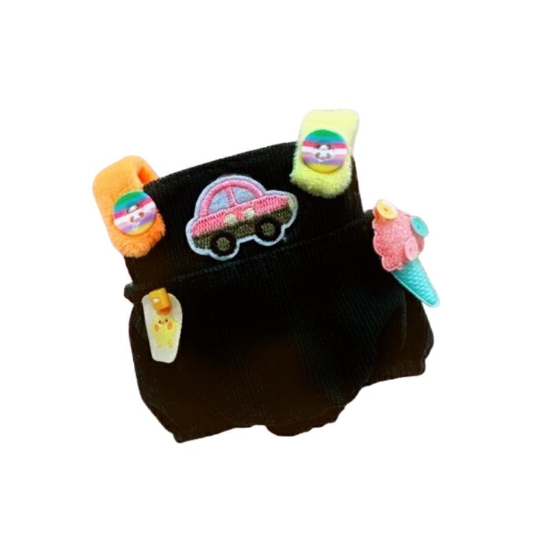 20cm Cotton Doll Plush Toy With Interchangeable Outfits White Car Overalls