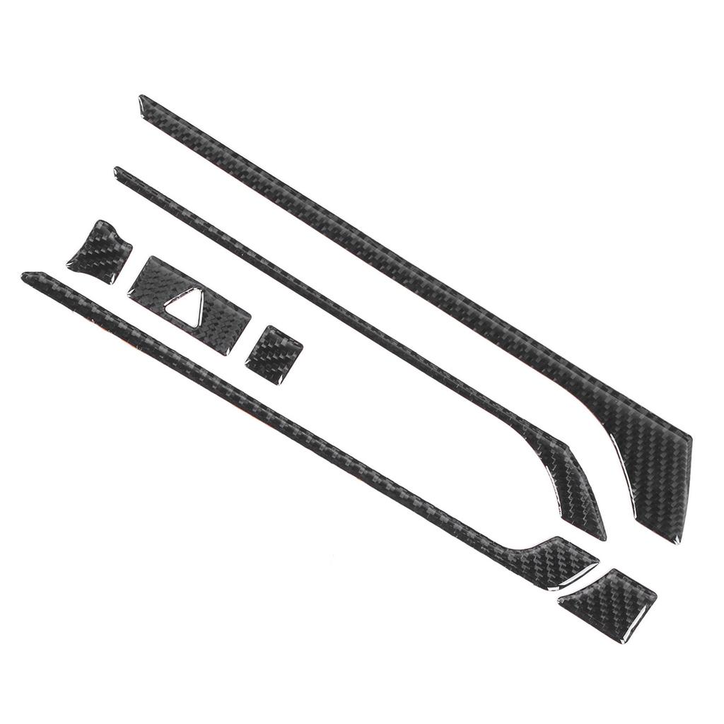 7pcs Set Navigation Panel Trim Central Control Air Vent Decor Carbon Fiber Fit for Mazda MX 5 ND Roadster ND 16 20