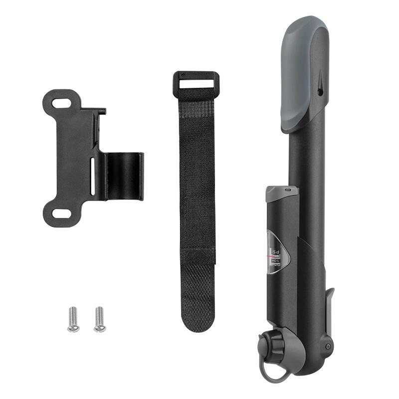 

Lishi Mini Bicycle Pump with Pressure Gauge and Bracket