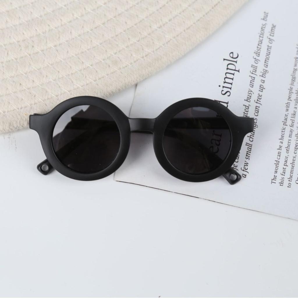 Uv400 Protection And Sun Protection Children'S Cubs Toddlers Babies Soft Silicone Polarized Morandi Color Sunglasses
