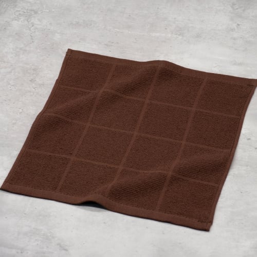 19-inch Brown Hand Towels, 50 Count, 100% Cotton, Thin and Easy To Wring Out, Quick To Dry. A Versatile, Versatile Size for Kitchen Towels, Dish Towel