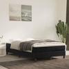 3144323 vidaXL Divan Bed with Mattress Black 120x200 Cm Velvet