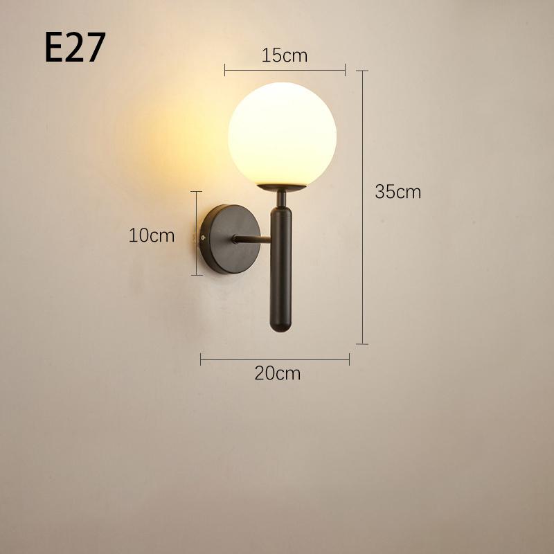 

Modern Indoor Wall Light Lamp Suitable For Bedroom Bedside Living Room Home Decor Light Fixture чёрный
