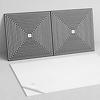 Self-Adhesive Wallcovering With Graphics 120x60 cm Concentric lines in squares