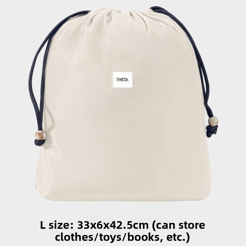 Polyester Travel Storage Bag Dustproof Multi-size Clothing Organizer Bag Washable Large Capacity Drawstring Bag for Outdoor Use