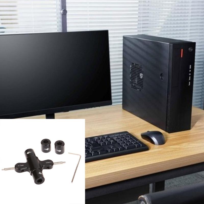 Ratcheting Wrench Bearing Tool 1.5mm/2mm Screwdriver Release Propellers Motor Tool For Quadcopter Drones Car