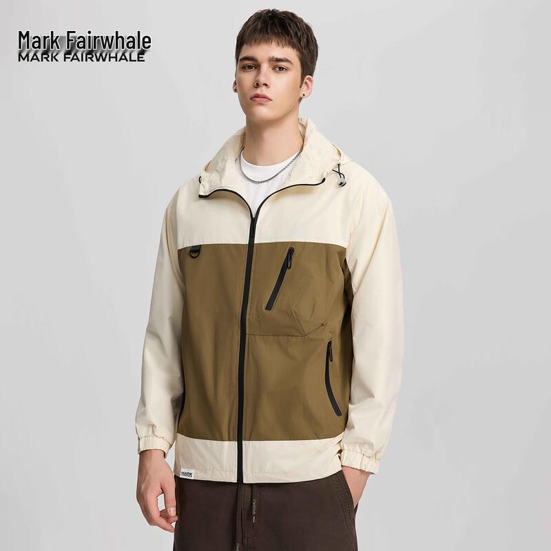 Mark Fairwhale Herren Vielseitige Colorblock-Jacke