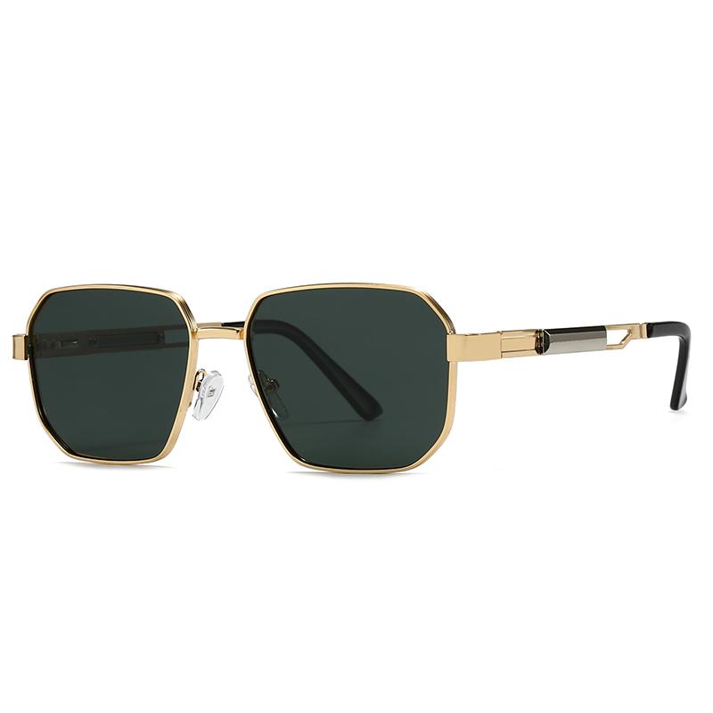 Trendy Sunglasses for Men Women Cross Border Export Polygonal Frame European American Street Style Instagram Influencer 1414
